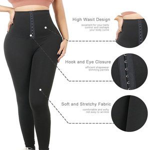Yoga Pants Yoga Shapewear Leggings High Waist Trainer Slim Leg .